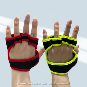 2026 Custom Logo Workout Gloves <b>Half</b> Finger Cycling Gym Gloves for Men and Women Fitness Weight Lifting Pink Color - Product Image 6