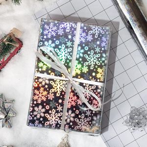 Customizable gift <b>wrapping</b> <b>paper</b> Silver laser cut snowflake gift <b>wrapping</b> <b>paper</b> With back cutting lines - Product Image 2