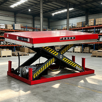 Plateforme élévatrice à ciseaux fixe hydraulique électrique certifiée CE, capacité 5000 kg, hauteur de levage 5 m, pour le transfert de marchandises
