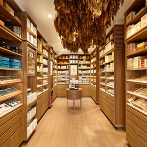 Elegante Gabinete de Madera Moderno Personalizado para <span class=keywords><strong>Vino</strong></span> y Cigarros, con Control de Temperatura y Humedad Constantes, Vitrina de Gran Capacidad, Mueble para el Hogar - Product Image 3