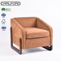 Fauteuil d'appoint en bois, fauteuil à accoudoirs en bois, fauteuil design en bois, chaises de salon en gros pour appartement, restaurant, bureau, chambre