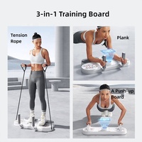FITA 3-en-1 : Planche d'entraînement pliable multifonction intelligente pour pompes, avec minuteur, idéale pour la maison et l'intérieur