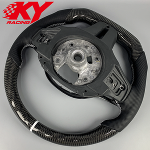 Volant sport en cuir et fibre de carbone personnalisé pour BMW G20 G2X G30 G3X G80 G8X F9X M2 M3 M4 M8 M240i M340i 330i 530i 840i - Product Image 3