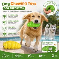 Jouet à mâcher couineur interactif en caoutchouc pour chiots et chiens, vente en gros d'usine OEM ODM