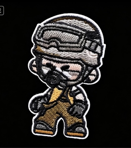 Mixed Cute Cartoon Character Embroidered Iron on Patches Hot Melt Adhesive Back for Hats Jackets Backpacks - Product Image 1