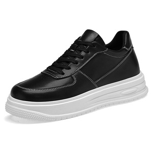 Zapatillas Casuales de Moda para Hombre con Aumento Invisible de Altura de 8CM, de Piel Vacuna, Suela Gruesa, Forro de Malla Transpirable y Ligero, Ideales para Verano/Invierno - Product Image 6