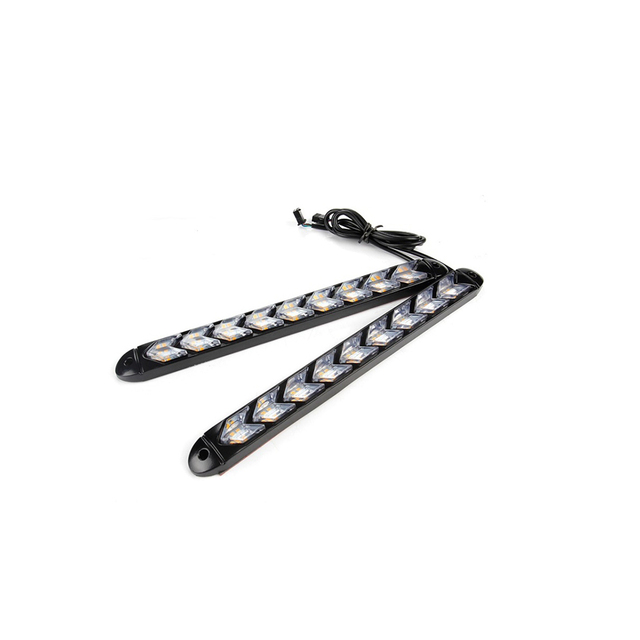 Wholesale Car LED Flexible Strip Light DRL Daytime Running Lights with Warning Flash Signal for Headlights