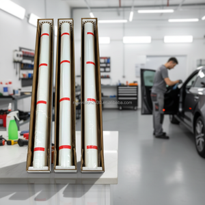 สติ๊กเกอร์ติดรถยนต์ ฟิล์มใส TPU สำหรับหุ้มรถยนต์ พร้อมฟิล์มกันรอย PPF ฟิล์มป้องกันสีรถยนต์แบบซ่อมแซมตัวเองได้ และป้องกันรอยขีดข่วน อุปกรณ์ตกแต่งรถยนต์ - Product Image 3