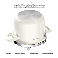 Casserole à pression certifiée de qualité OEM en acier inoxydable 304 non toxique, emballée dans un coffret cadeau coloré