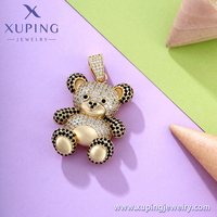 Xuping vente en gros de pendentif ours en diamant doré pendentif de mode pour femmes bijoux bijoux pendentif