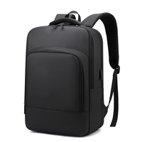 Sac à dos multifonctionnel extensible pour ordinateur portable, résistant à l'eau, en nylon, avec port USB pour les trajets quotidiens et les courts voyages d'affaires