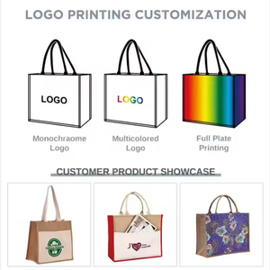 Factory Sale High Quality <strong>Jute</strong> Burlap <strong>Bag</strong> Waterproof Shopping <strong>Jute</strong> <strong>Bag</strong> Suppliers Oem <strong>Jute</strong> <strong>Tote</strong> <strong>Bag</strong> - Product Image 6