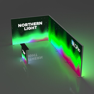 Thương mại hiển thị Backdrop LED seg Backlit áp phích hiển thị hộp Đèn thương mại hiển thị tổ chức sự kiện seg giải pháp gian hàng căng thẳng LED Backlit Khung ánh sáng - Product Image 2