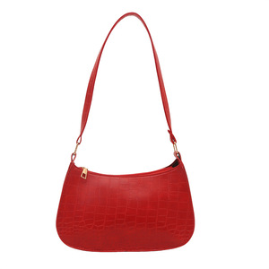 กระเป๋าสะพายไหล่สายเดี่ยวผ้าโพลีเอสเตอร์ลายวินเทจสำหรับผู้หญิง ฤดูใบไม้ผลิ 2026 แฟชั่นใหม่ กระเป๋าใต้วงแขน สไตล์เกาหลี เรียบง่าย - Product Image 5