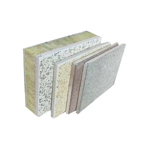 Pannello Sandwich esterno per appartamento Non isolante in fibra di cemento calcio silicato in vera lana di roccia pannello Sandwich - Product Image 6