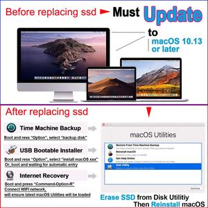 2TB SSD PCIe 4,0 NVMe Gen <span class=keywords><strong>3</strong></span> juegos de disco duro interno de estado sólido portátil 512gb ssd nvme para MacBook Air Pro Mini - Product Image 6