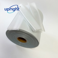 Rouleau de film plastique gaufré droit feuille ultra flexible film pvc souple transparent imperméable pour imperméable