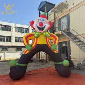 Arco de payaso inflable de pie de 4 metros para decoración de entrada de Evento de circo con logotipo personalizable - Product Image 4