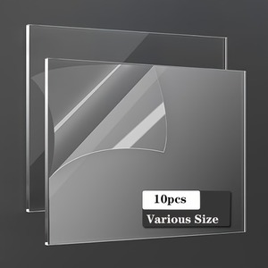 4 ''x 6'', 5 ''x 6.9'' nóng bán tùy chỉnh kích thước trong suốt bảng <span class=keywords><strong>acrylic</strong></span> bền ép đùn tấm <span class=keywords><strong>Acrylic</strong></span>, 10pcs một bộ - Product Image 1
