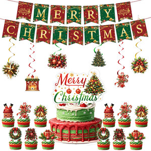 Bestselling Party Decorations <b>Balloon</b> Set Disposable Tableware Tablecloths Banners and Flags Christmas Ornaments - Product Image 3