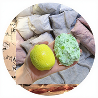 Handgemaakte knapperige citroen stressbal, kleurveranderend fruit, knisperende squishy fidgetbal, ASMR sensorische stressbal, welkomstcadeaus