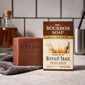 Savon en barre extra large pour homme, marque privée, OEM, savon naturel en gros, parfum bourbon américain, hydratant pour tous les types de peau - Product Image 3