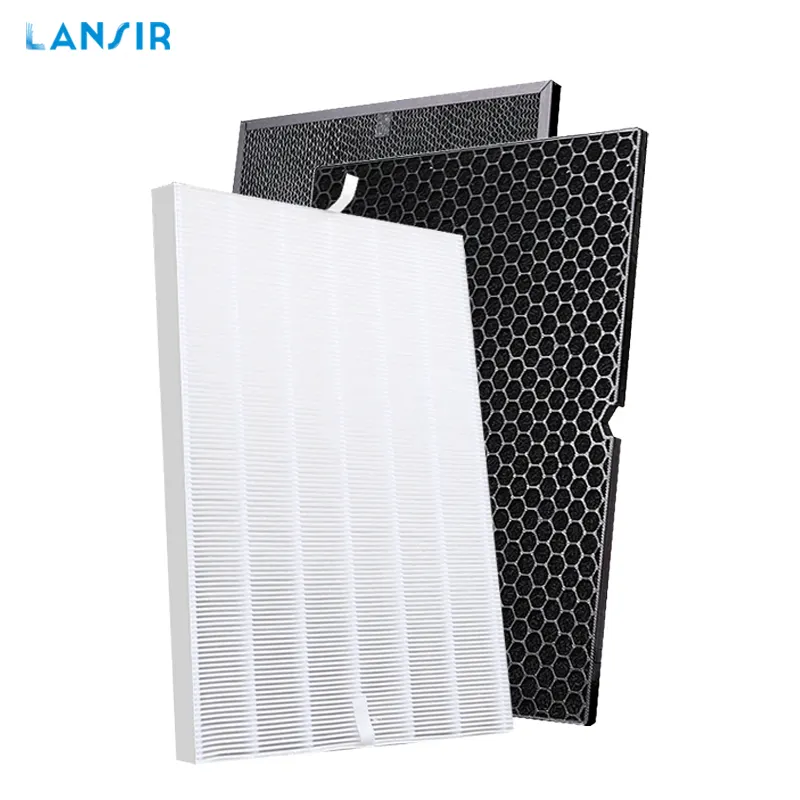 جهاز تنقية الهواء من Lansir, جهاز تنقية الهواء من الكربون وإزالة الروائح لفلتر Winix X2 1712-0089-03 موديل XLC