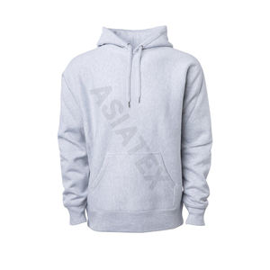 Sudadera con Capucha para Hombre 2026, de Algodón Grueso con Forro Polar, Estilo Urbano de Lujo, Corte Holgado, Logotipo Personalizado OEM, 100% Tejido - Product Image 1