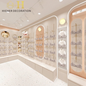 Présentoir personnalisé de haute qualité pour <span class=keywords><strong>sous</strong></span>-vêtements et soutiens-gorge Étagère de présentation de vêtements pour magasin de détail - Product Image 2