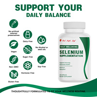 Capsules de sélénium, complexe de sélénium glycinate 200 mcg, haute absorption, formulé par des médecins, soutien pour la santé immunitaire et de la thyroïde
