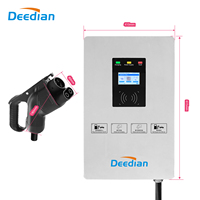 Nouvelle borne de recharge rapide pour véhicules électriques CCS2 7/20/30/40KW DC avec contrôle par application et IP65, station de recharge portable pour voiture