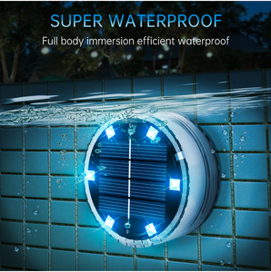 <span class=keywords><strong>Luces</strong></span> Solares <span class=keywords><strong>para</strong></span> Piscina de Nuevo Diseño, <span class=keywords><strong>Luces</strong></span> LED Sumergibles a Prueba de Agua con Control Remoto <span class=keywords><strong>para</strong></span> Patio, Jardín, Estanque - Product Image 2