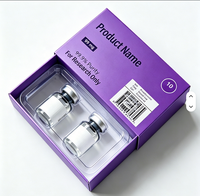 Personnalisez votre design : Petites fioles de 3 ml et 10 ml, emballages de fioles Pepti, étiquettes holographiques brillantes pour fioles de 3 ml et boîtes pour stylos (Pepite)