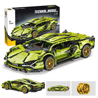 Ville voiture de sport technique Super course blocs de construction classique Sport Racer mécanique véhicule briques jouets divertissement sportif