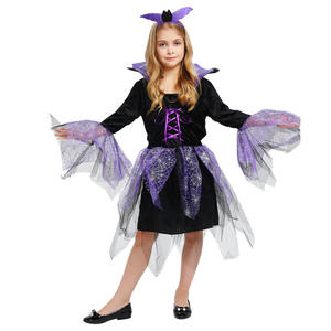 Halloween <strong>Costume</strong> for Kids Stage <strong>Costumes</strong> <strong>Spider</strong> <strong>Girl</strong> Lace Skirt Party Beautiful Lace Evening Dress - Product Image 1