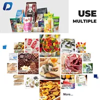 Sac en forme de doypack de papier d'aluminium imprimé personnalisé sac d'emballage debout de jus de yaourt en gelée de poche de bec de lait