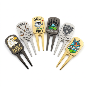 Outil de réparation de divots de golf avec logo personnalisé, marqueur de balle en alliage de zinc <span class=keywords><strong>Happy</strong></span> <span class=keywords><strong>Gilmore</strong></span> amusant, nouveau design, produits de golf - Product Image 5
