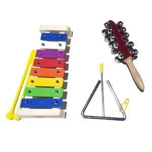 Wholesale Children Orff Percussion Kit 15 Pieces Natural Wood <b>Musical</b> Teaching Aids Bulk Supply For Early Education Institutions - Product Image 3