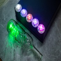 Longstargift Wasserdichtes Blinkendes Flaschenlicht mit Schaltfunktion CE-Zertifiziert 24 Stunden Batterielaufzeit für Party-Banner und Pub-Nutzung