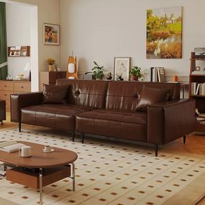 Canapé <span class=keywords><strong>de</strong></span> luxe moderne, ensemble sectionnel <span class=keywords><strong>de</strong></span> canapé <span class=keywords><strong>de</strong></span> salon, meubles d'intérieur en forme <span class=keywords><strong>de</strong></span> <span class=keywords><strong>L</strong></span> pour <span class=keywords><strong>la</strong></span> maison, paresseux, <span class=keywords><strong>2</strong></span> 3 places, motifs en cuir vintage - Product Image 4