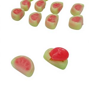 Sıcak Fırsat 3D Meyve Karpuz Kabuğu Şeklinde Sakızlı Şeker Helal Özelleştirilmiş Ambalajlı Meyve Şekilli Soyulabilir Şeker - Product Image 5