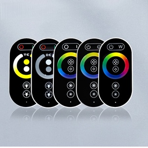 Contrôleur <span class=keywords><strong>Led</strong></span> Bande Lumineuse COB Gradateur Haute Puissance 5V 12V 24V 30A Double Couleur CCT <span class=keywords><strong>RGB</strong></span> RGBW RGBWC Télécommande Tactile Sans Fil - Product Image 5