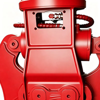 360 °   Cisaille hydraulique rotative à double lame – Accessoire d'excavatrice robuste pour la découpe d'acier, la démolition et les déchets de bois, toutes marques