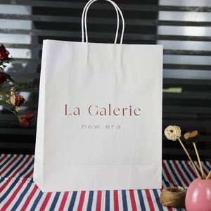Custom Brown Kraft Paper Take Away <b>Bags</b> Food Clothing Delivery Packaging <b>Bag</b> with Customized Printing - Product Image 4