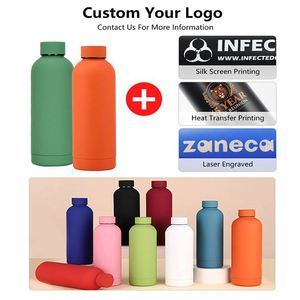 Custom 500ml Stainless Steel Gym <b>Thermos</b> Bottle Office Sublimation Water Flask Inoxidable Sport Water Bottle with 5L Capacity - Product Image 3