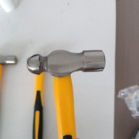 Marteau à bille en plastique moleté antidérapant en acier au carbone traité thermiquement pour les mécaniciens professionnels