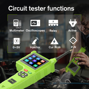 Testeur de batterie automobile haute précision Topdiag P200 Pro 12V, multimètre, oscilloscope, testeur d'injecteur, sonde de puissance - Product Image 5