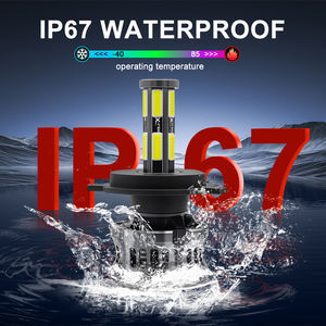 Phares et ampoules LED universels H4 12V 50W 10000 Lumens 6000K pour voiture - Product Image 5