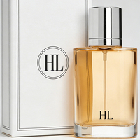 Flacon de parfum personnalisé sérigraphié 30ml 50ml 100ml rechargeable en verre cristal unique avec bouchon couronne et emballage de luxe sur mesure