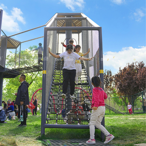 Fabrikant Van Stroomvrije Uitbreiding Amusement Apparatuur Ouder-Kind Avonturenpark Met Glijbaan Faciliteiten - Product Image 6
